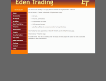 Tablet Screenshot of edentrading.co.uk